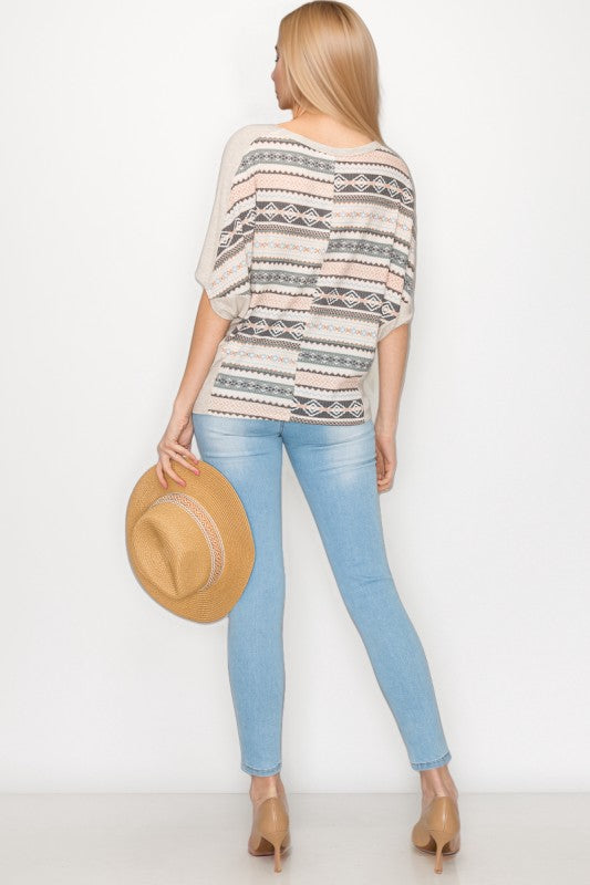 Tribal Print Top