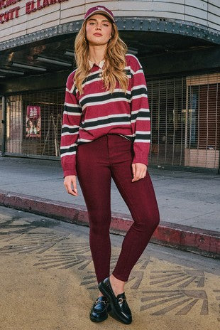 super Stretchy Mid Rise Skinny Jean